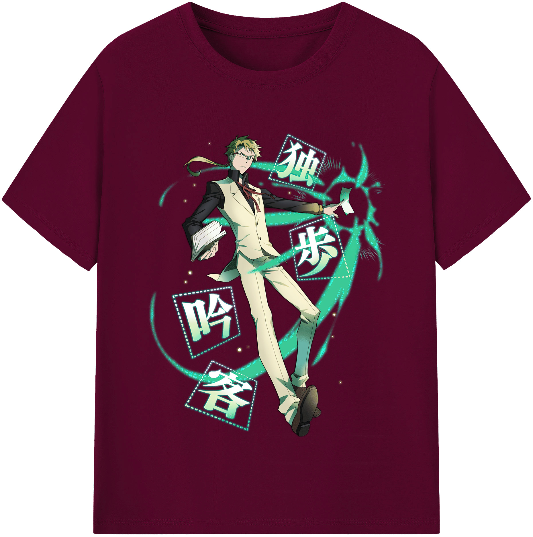 （画像用） 文豪ストレイドッグス Bungo Stray Dogs レディースカジュアルプリントTシャツ（綿100％）